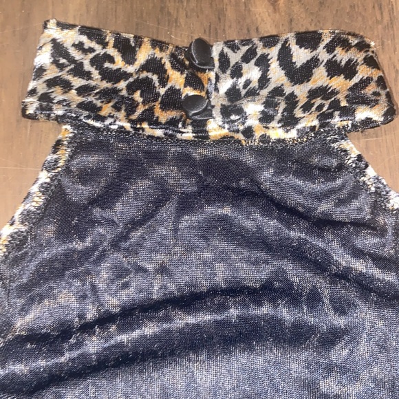 The Pleasure Company animal print halter top with matching bottoms - Picture 5 of 11